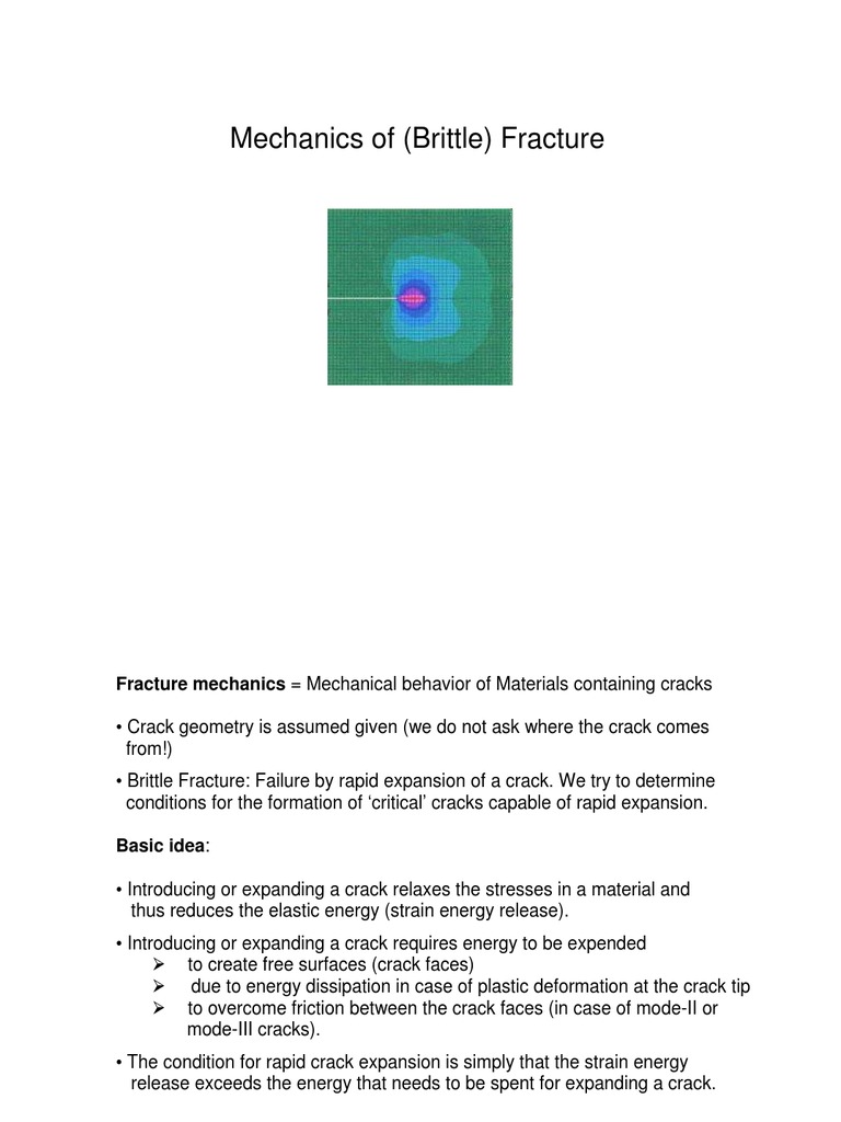 Mathematical Analysis In The Mechanics Of Fracture – LENB