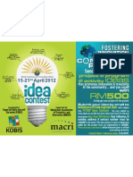 Idea Contest - Fostering Innovation Through Community Project