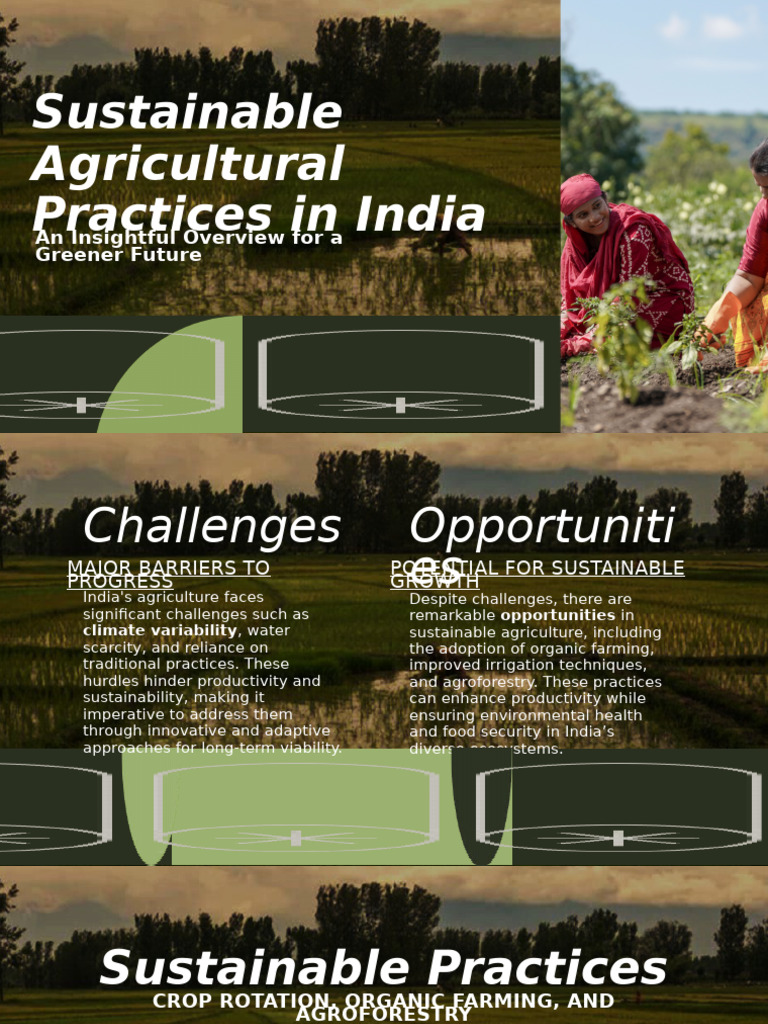 Sustainable Agriculture in India | PDF | Agriculture | Sustainable ...