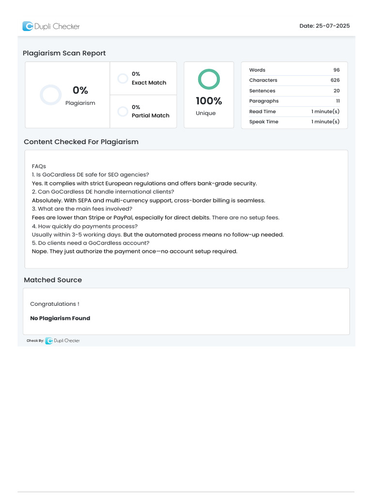 Duplichecker Plagiarism Report | PDF