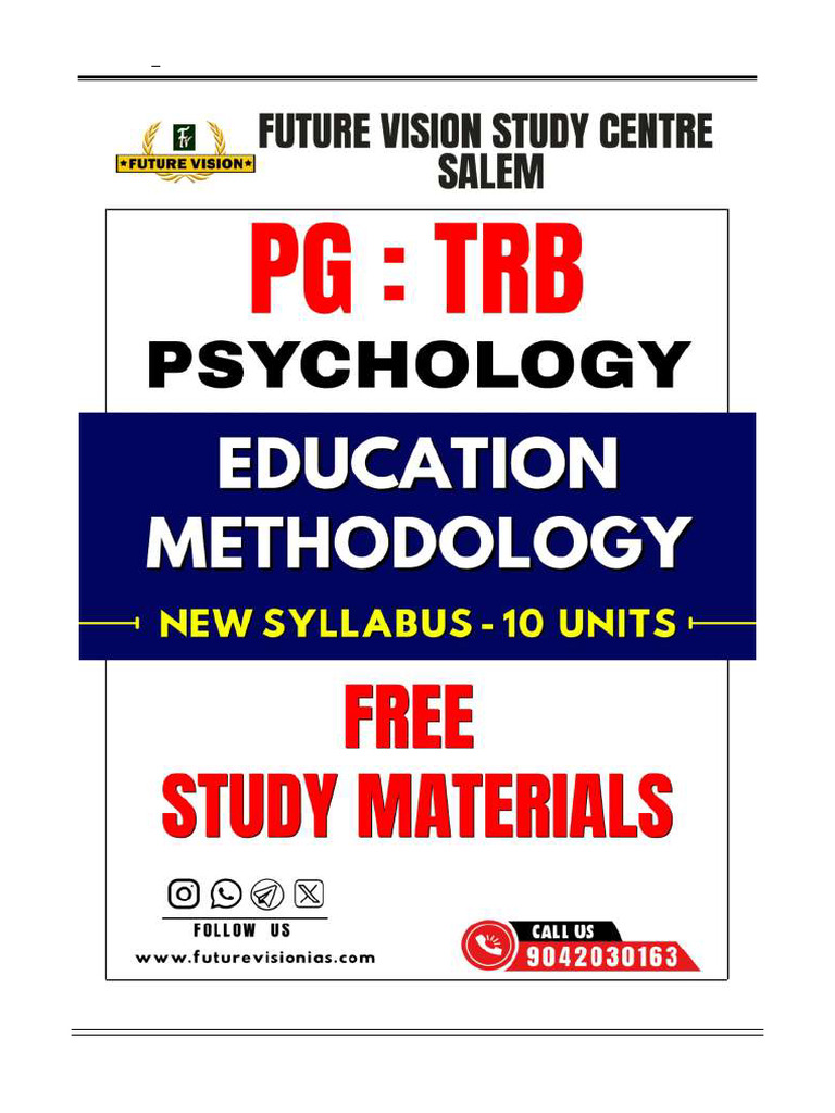 File - Name-Pg - TRB - Psychology - Unit - 5 - Material | PDF