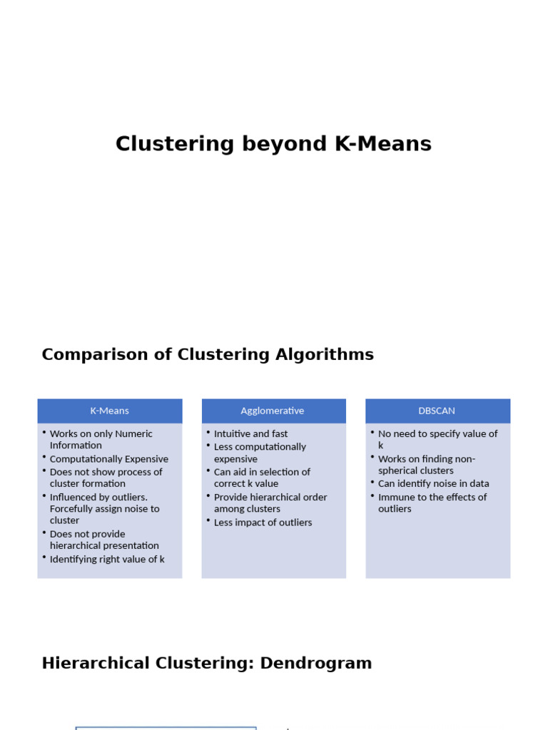 Clustering Algorithms Overview | PDF
