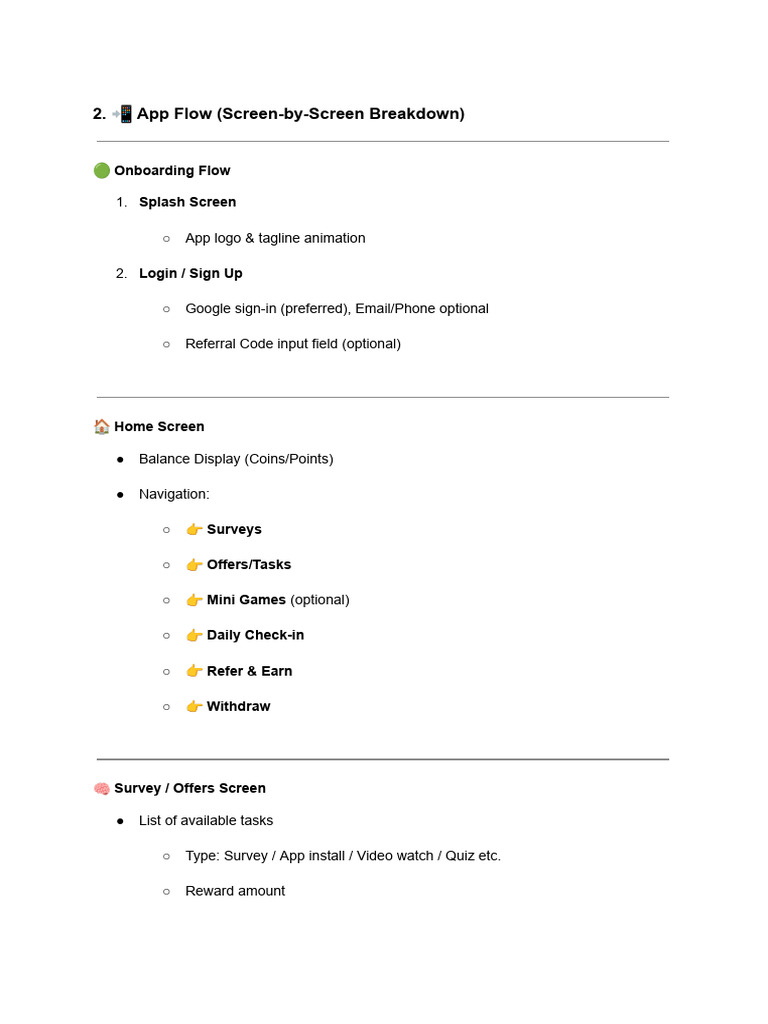 App Flow | PDF | Software | Computing