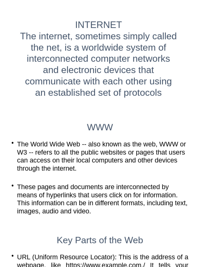 Understanding Web Terminology | PDF | World Wide Web | Internet & Web