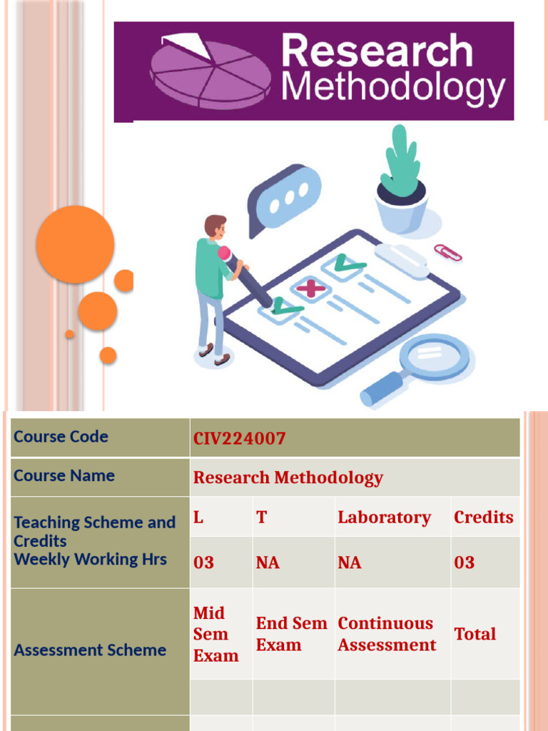 Research Methodology in Civil Engineering | PDF | Engineering | Civil ...