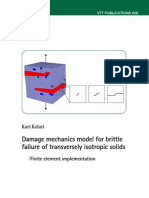 Damage Mechanics Mat