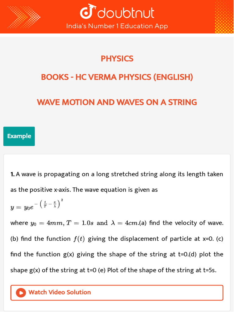 Wave Motion and String Dynamics Guide | PDF | Waves | Resonance