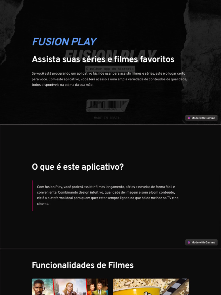 Fusion Play: Filmes e Séries em Casa | PDF