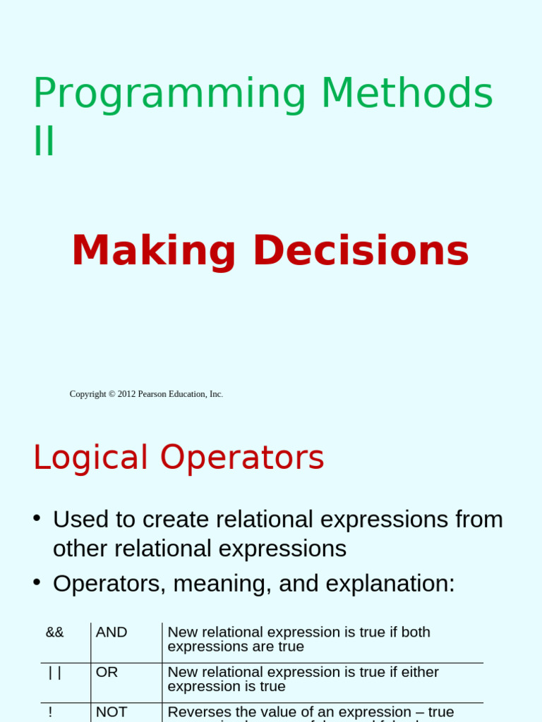 Understanding Relational Expressions in Programming | PDF | Computer ...