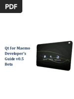 QT For Maemo Developers Guide v0 5 Beta