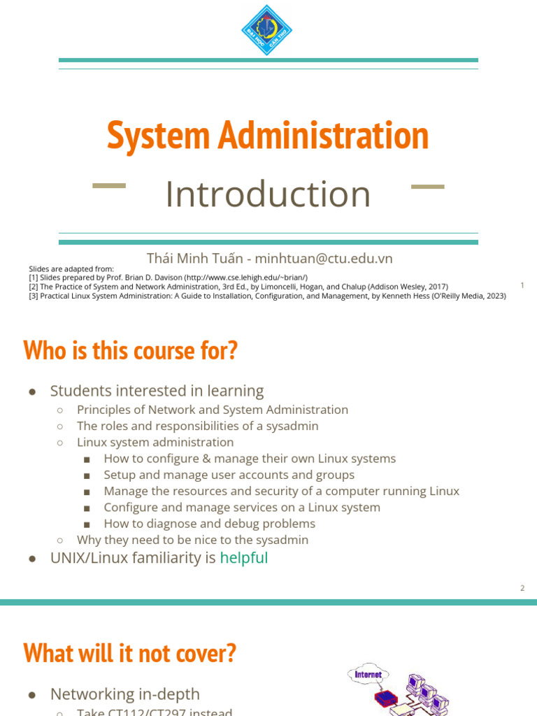 Essential Guide to System Administration | PDF | Linux | Kernel ...