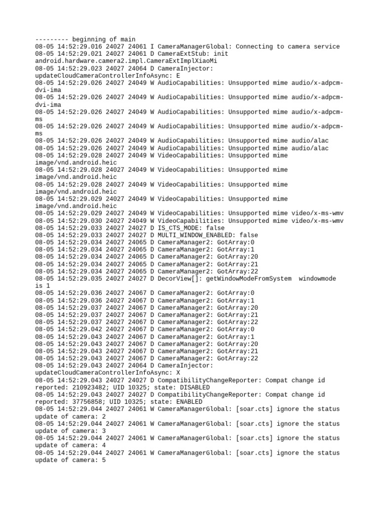 Log Cat 1754385748939 | PDF | Software Engineering | Computer Programming