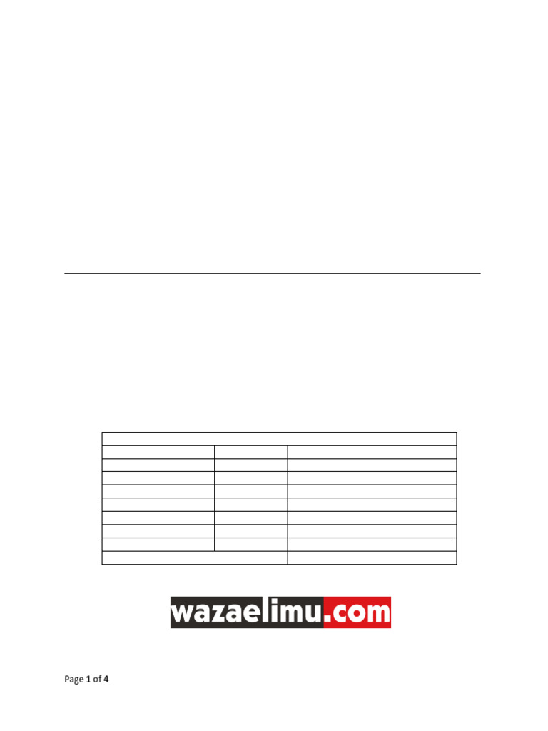 A07 Historia Ya Tanzania Na Maadili | PDF