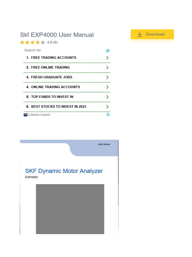 SKF EXP4000 User Manual | PDF | Electromagnetic Compatibility | Software
