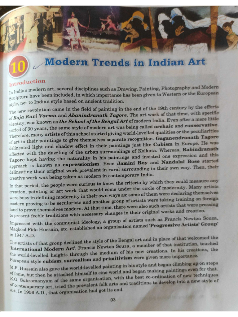 Modern Trends in Indian Art | PDF
