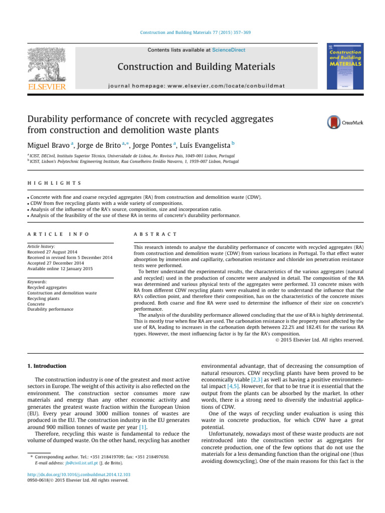 27 Durability Performance of Concrete With Recycled Aggregates From ...