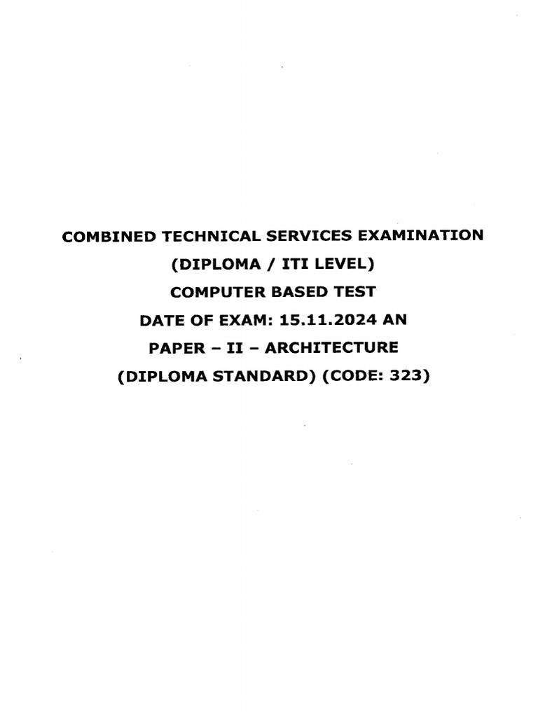 11 2024 Architecture 323 | PDF