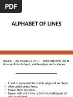 Types of Lines:: Continuous Thick | PDF