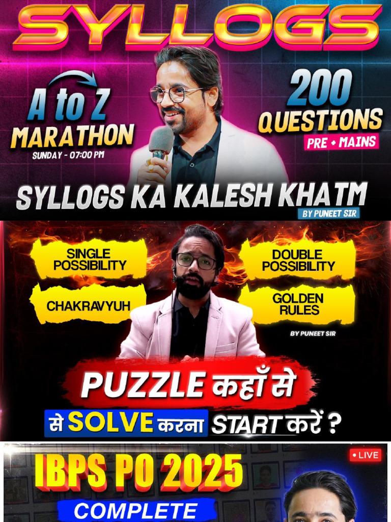 Syllogism Strategies for Pre-Mains Exams | PDF | Logic | Deductive ...
