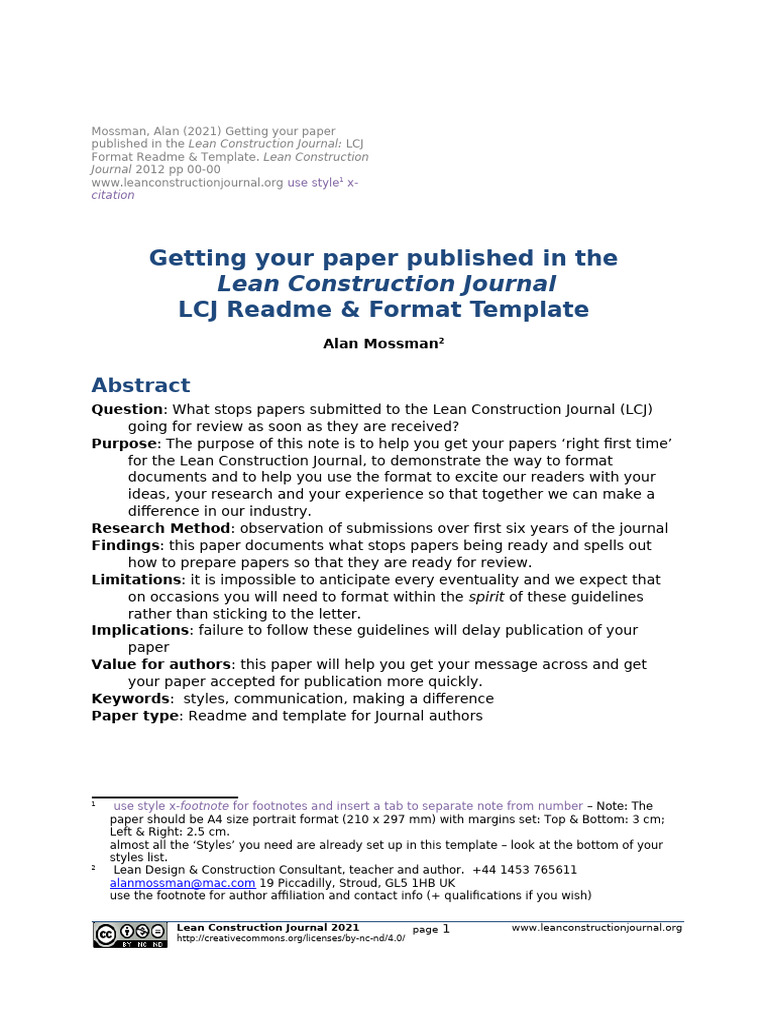 Instructions For Formatting Your (Idn) | PDF | Microsoft Word | Essays