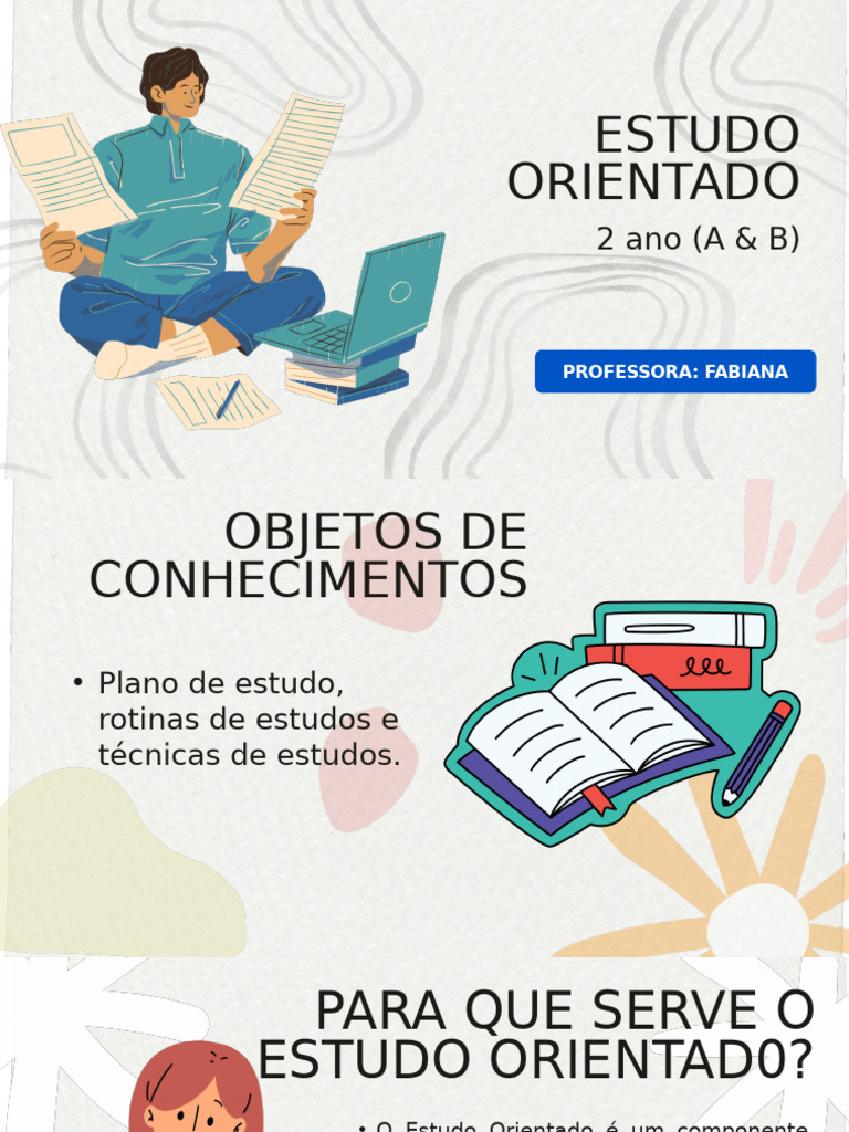 Estudo Orientado: Planejamento e Dicas | PDF