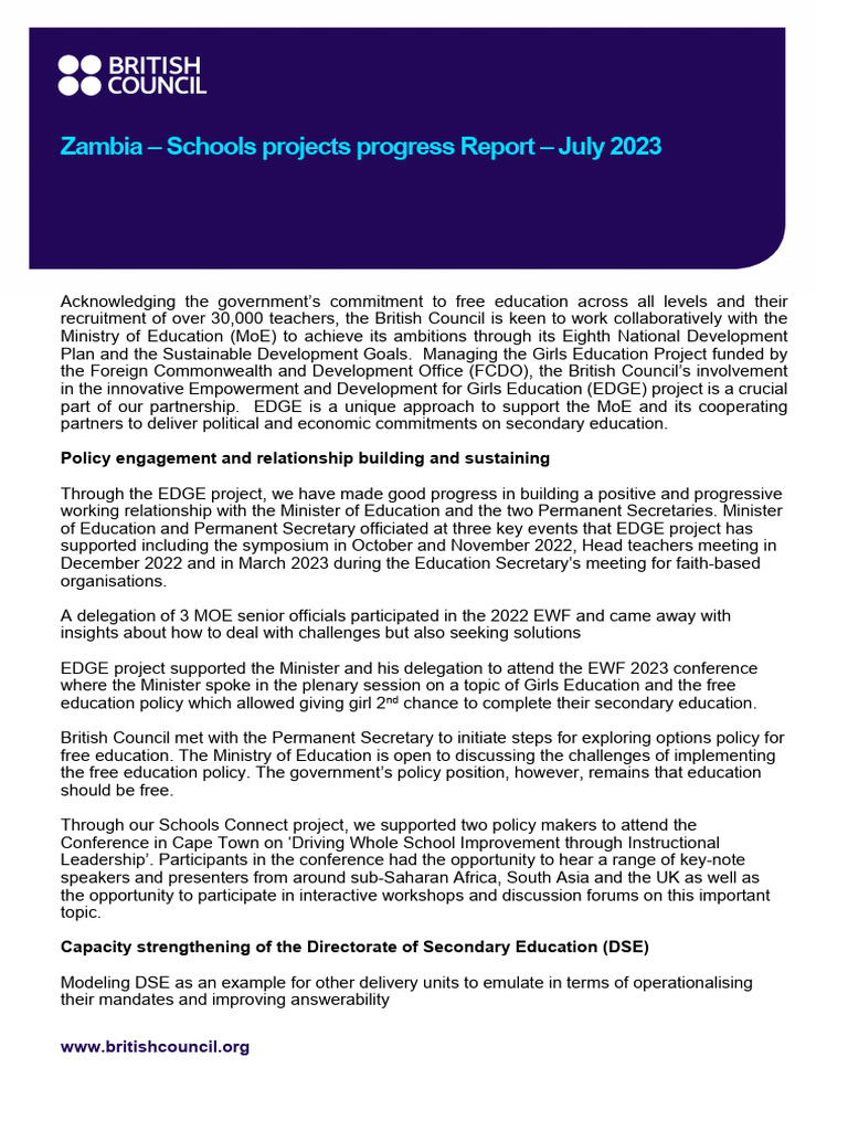 edge-project-impact-in-zambian-education-pdf-education-policy