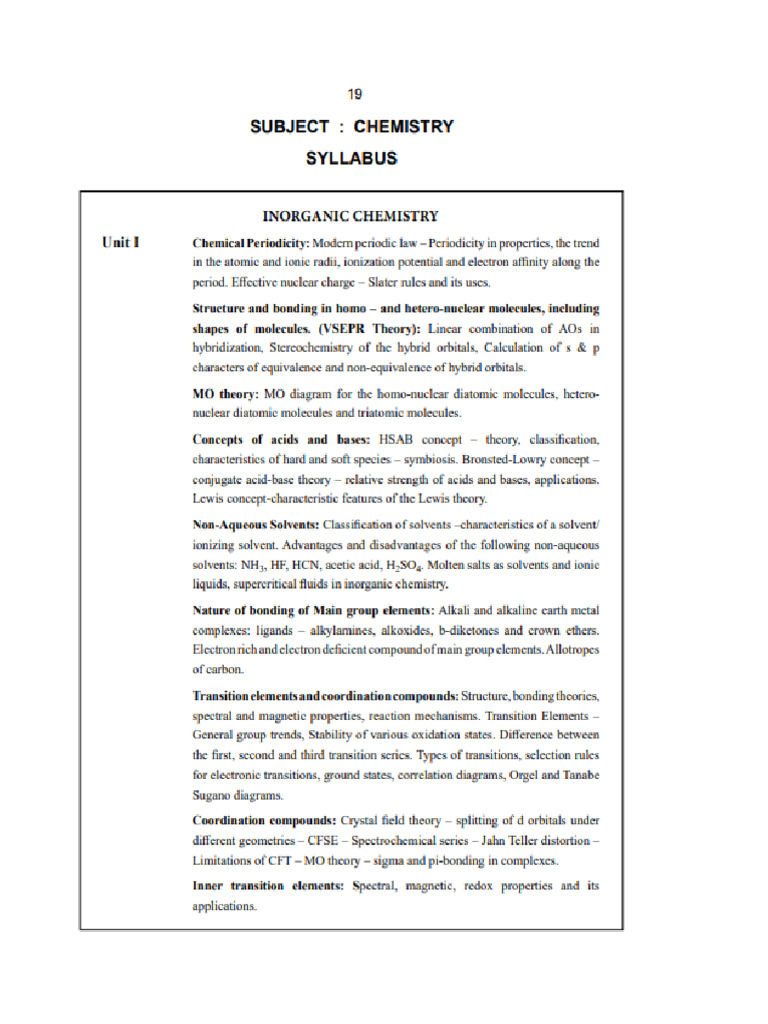 PGTRB New Syllabus | PDF