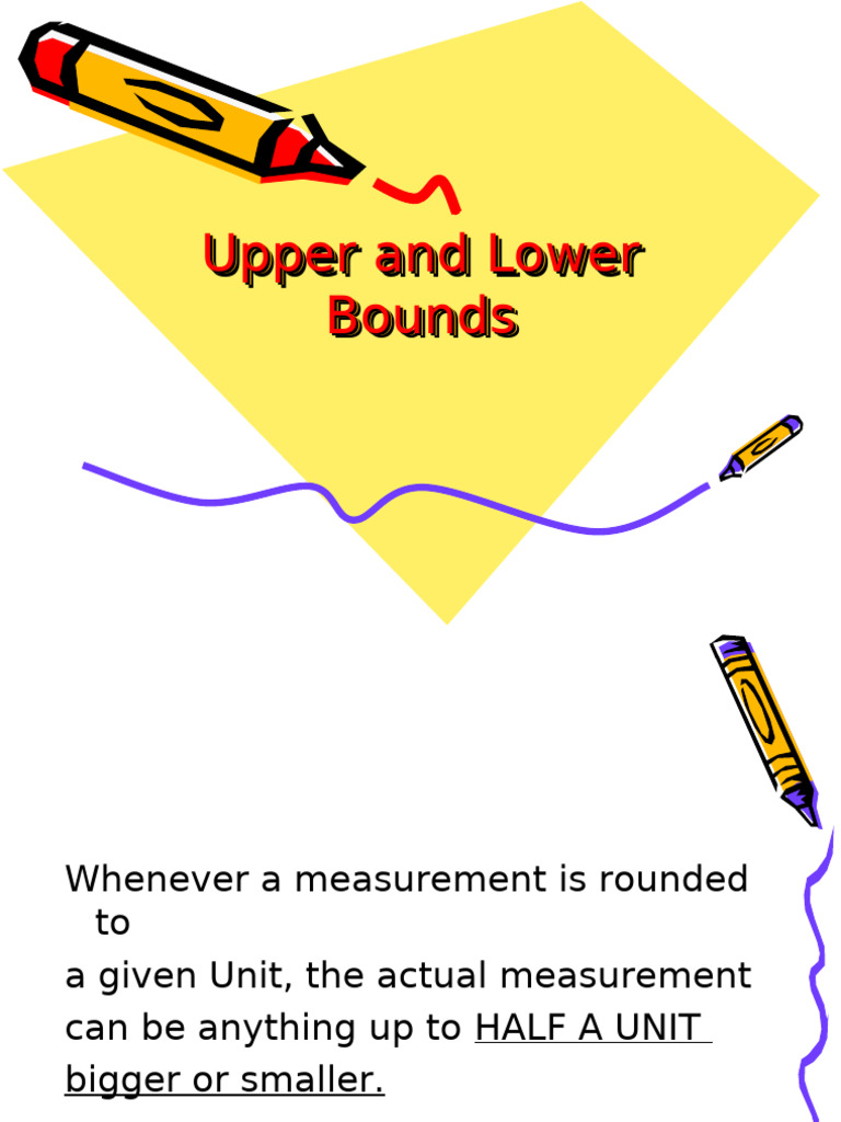 Upper and Lower Bounds | PDF