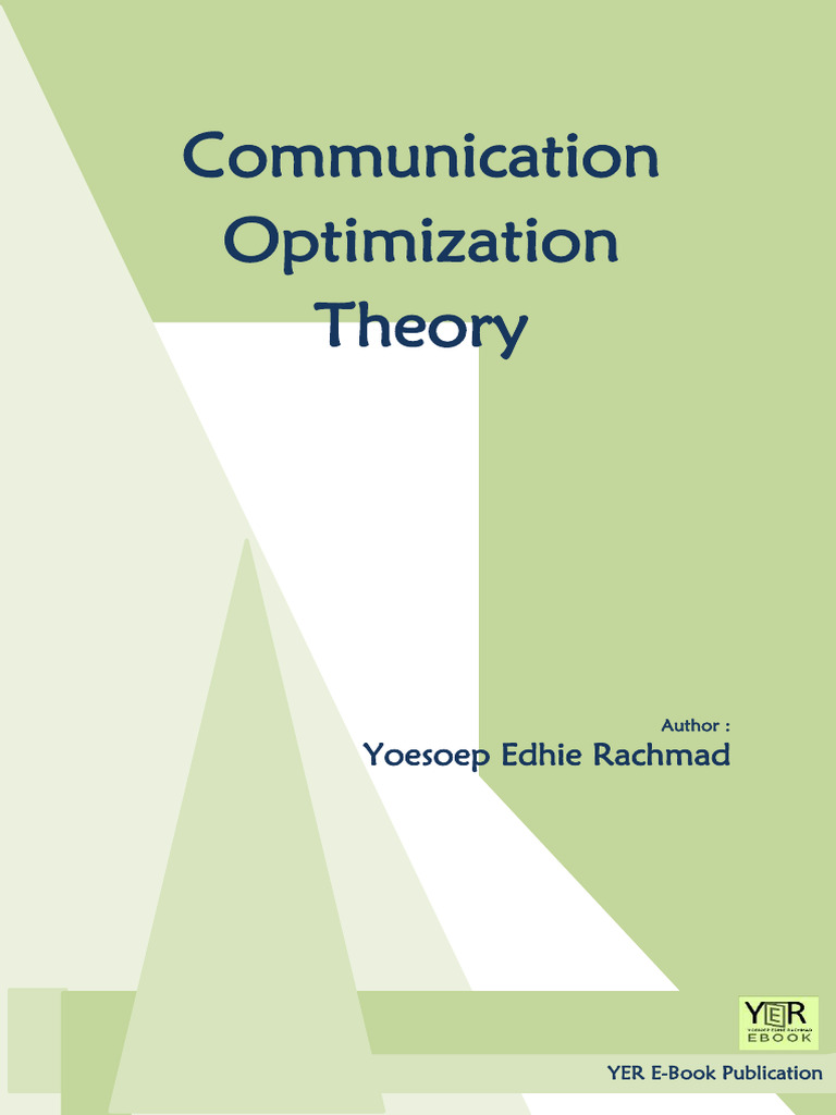 Communication Optimization Theory | PDF | Communication | Well Being