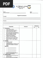 Internal Exam Procedure Guide | PDF | Childbirth | Medical Specialties