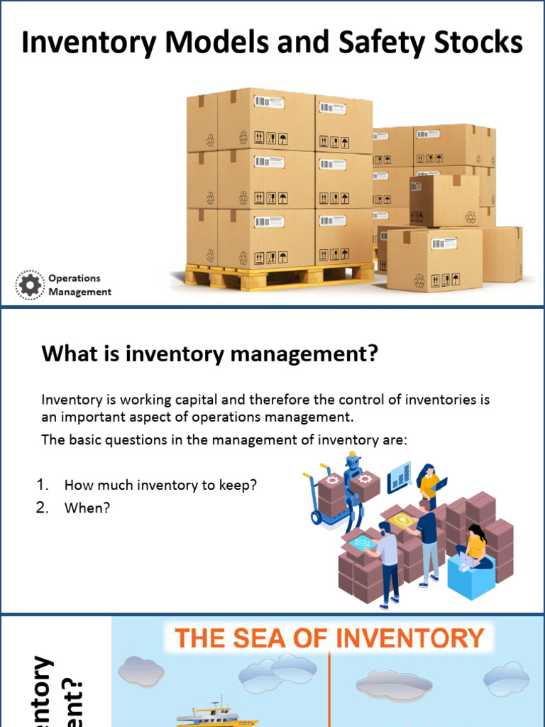 Inventory Management and Safety Stocks | PDF | Inventory | Demand