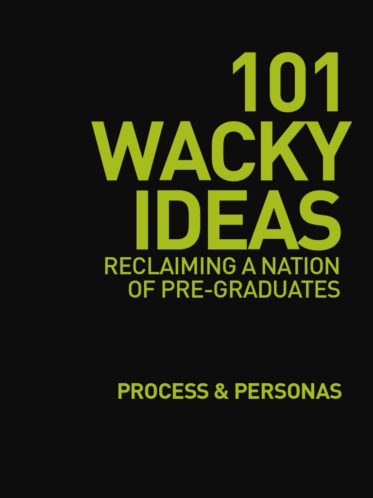 101 Wacky Ideas Process and Personas | PDF | Zappos | Business