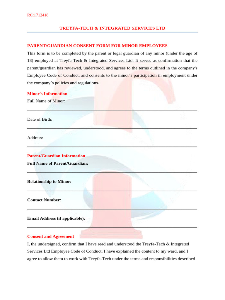 Guardian Consent Form | PDF