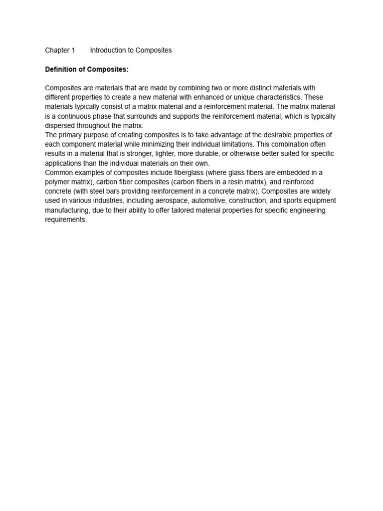 Introduction to Composite Materials | PDF | Composite Material | Adhesive