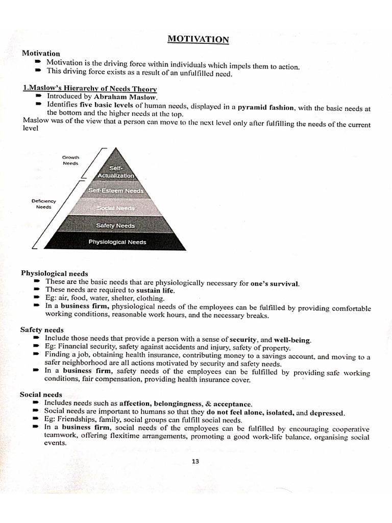 3-MSC 731 Motivation To Leadership | PDF