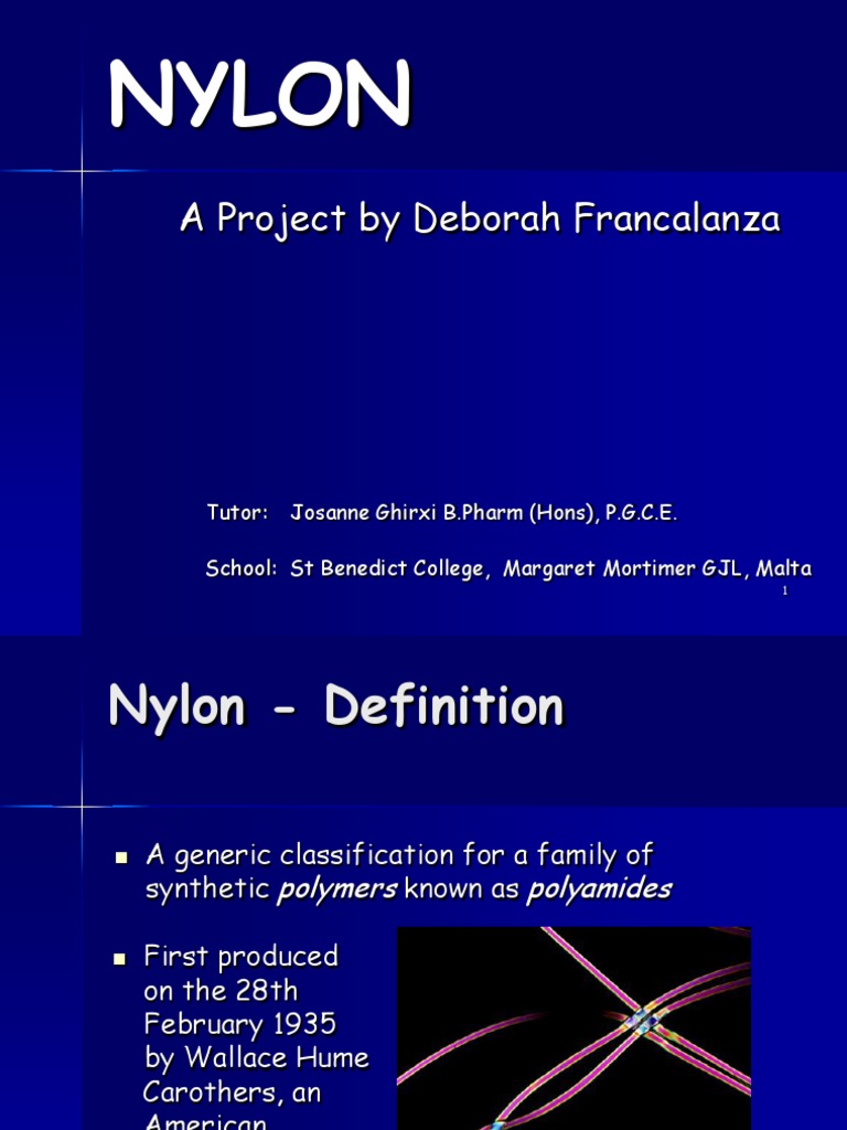 1 Malta Nylon, PDF, Nylon