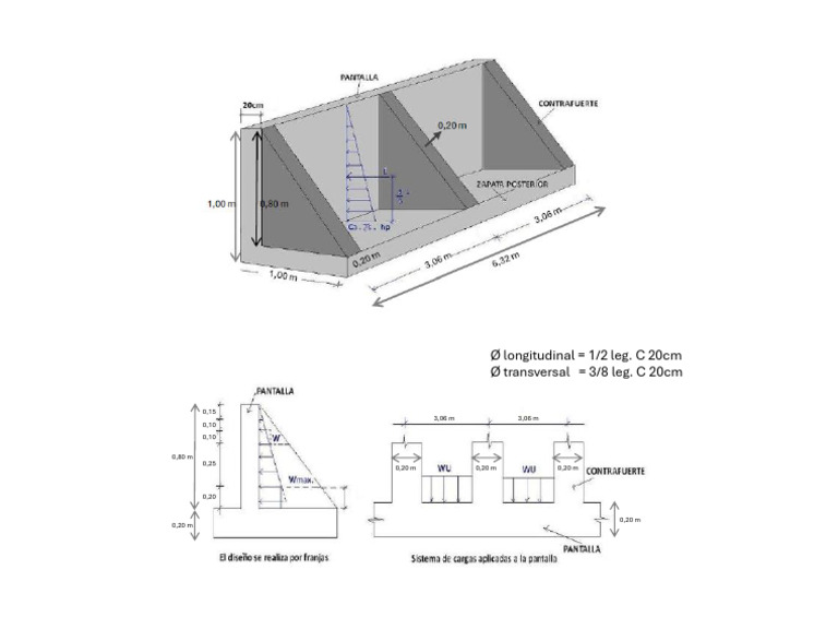 Dimensions for Longitudinal and Transversal Legs | PDF