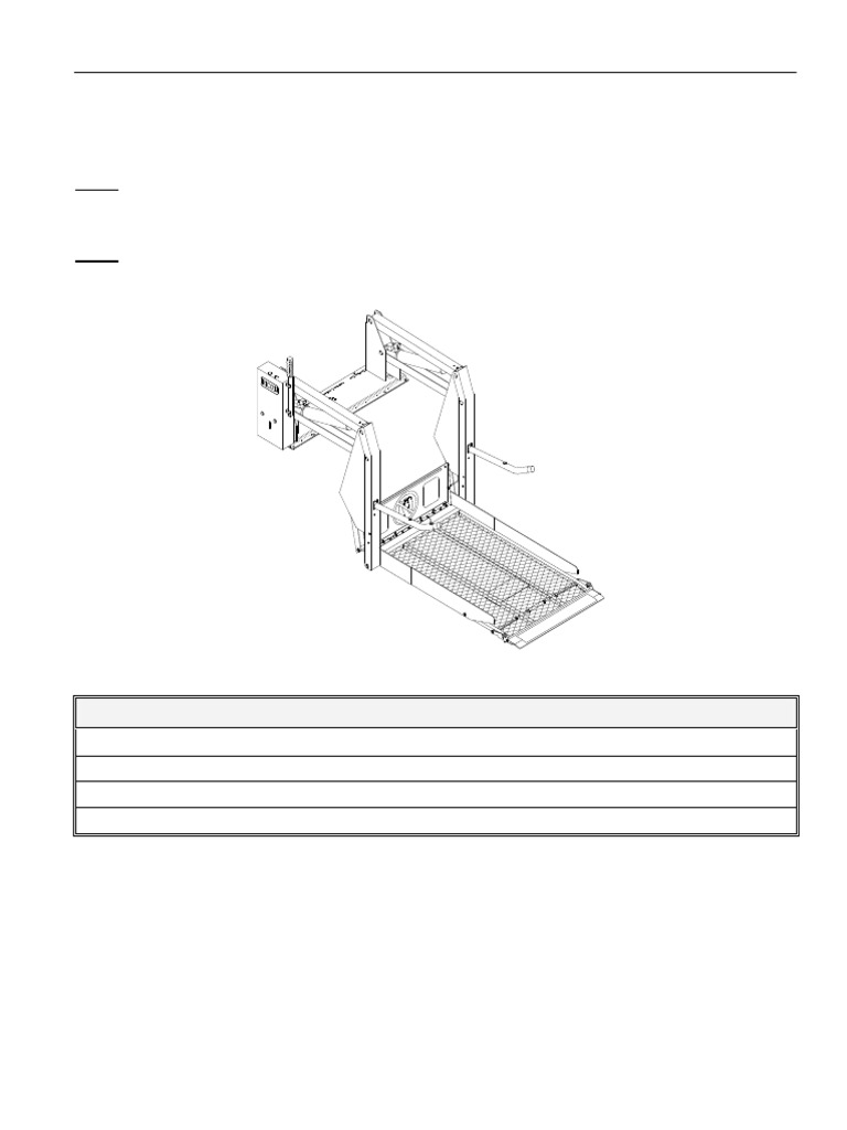 RICON S-Series Wheelchair Lift Parts Guide | PDF | Valve | Hydraulics