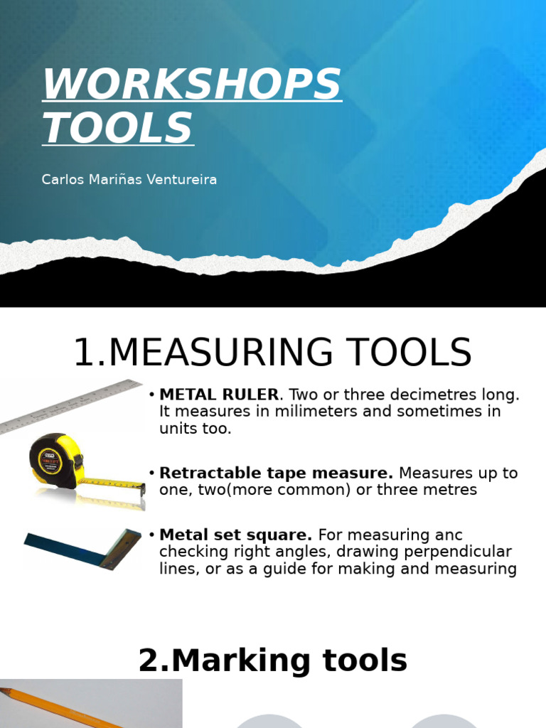 Essential Workshop Tools Overview | PDF | Tools | Metalworking