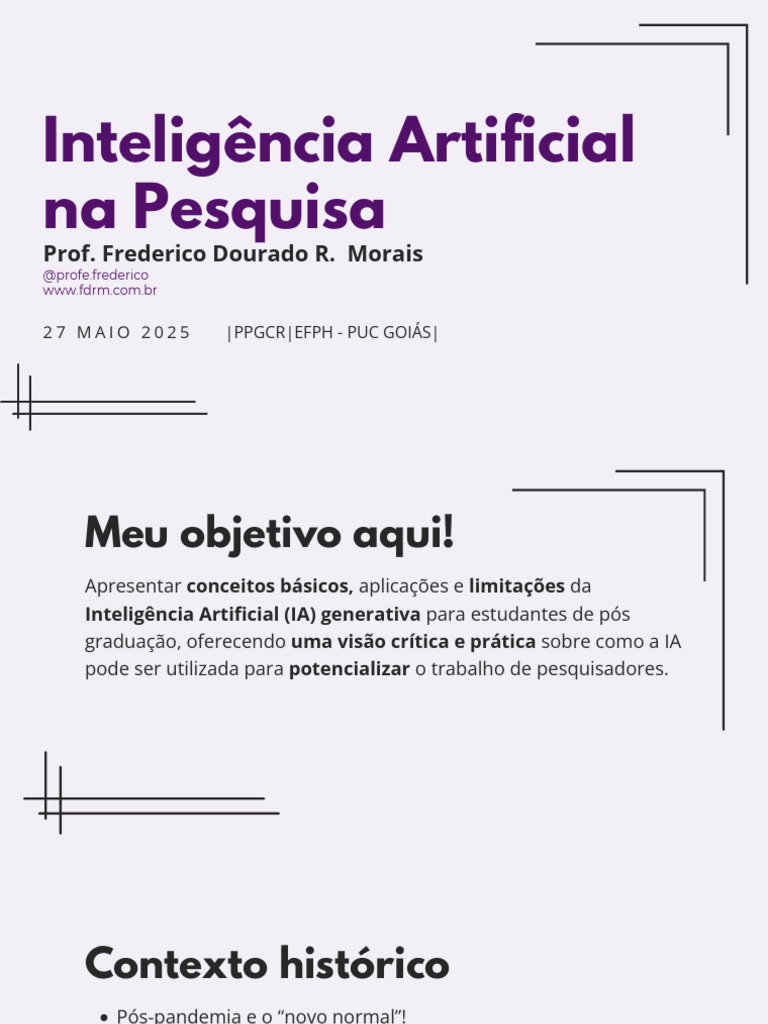 IA Generativa na Pesquisa Acadêmica | PDF | Inteligência artificial ...