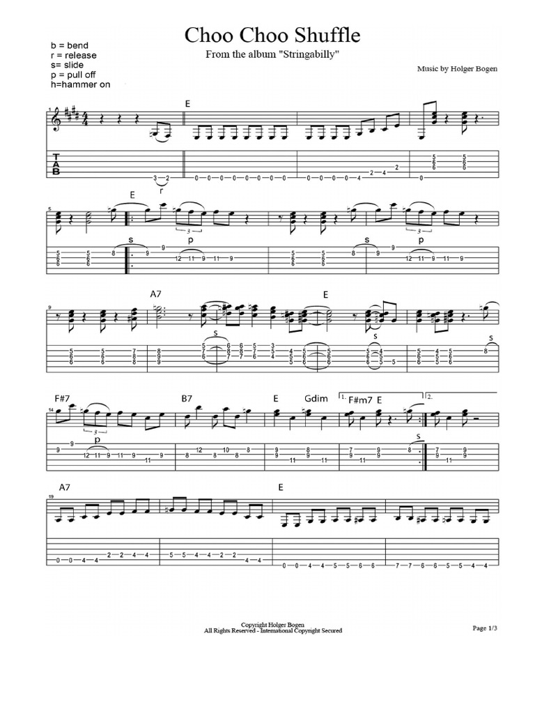 Choo Choo Shuffle | PDF