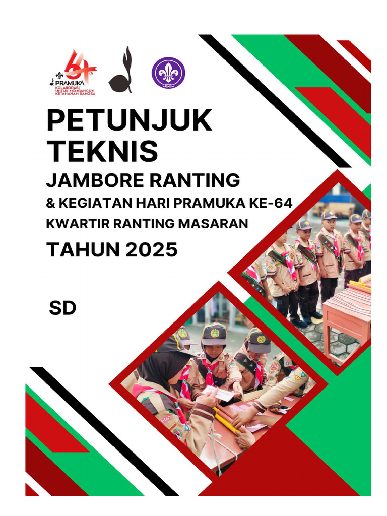 Juknis Jambore Ranting 2025 Pramuka | PDF
