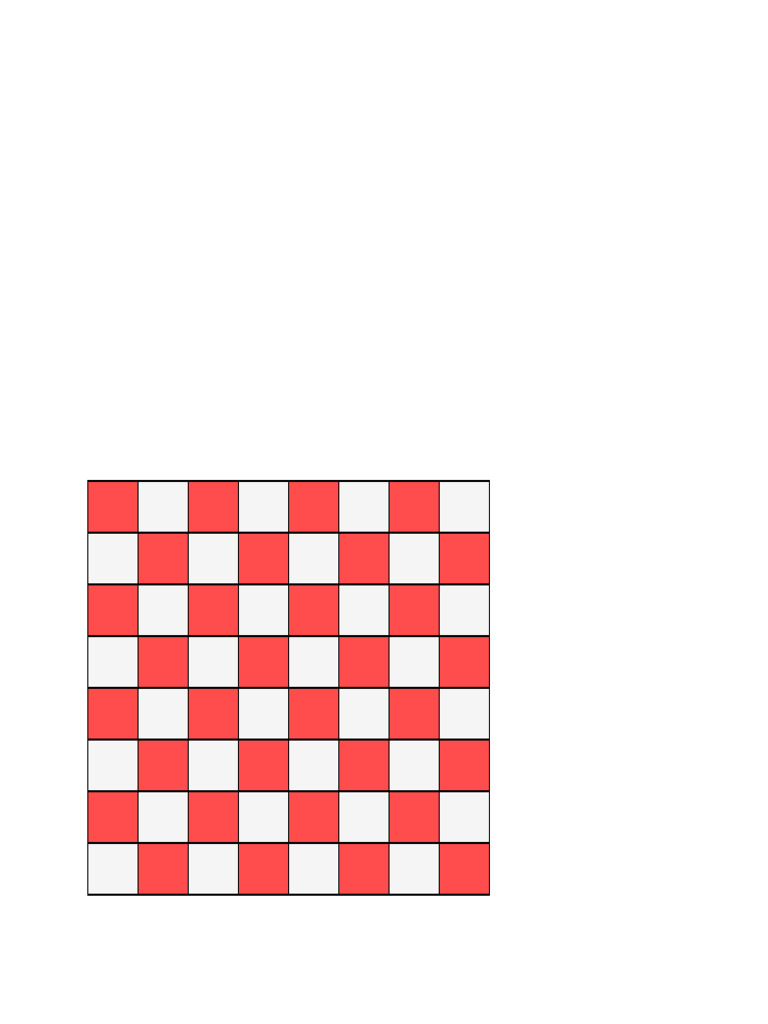 Red White Chess Board | PDF