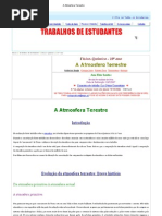 A Atmosfera Terrestre