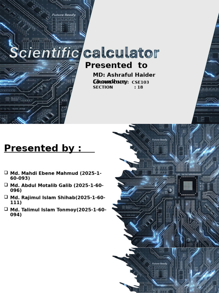 C Programming Scientific Calculator Project | PDF