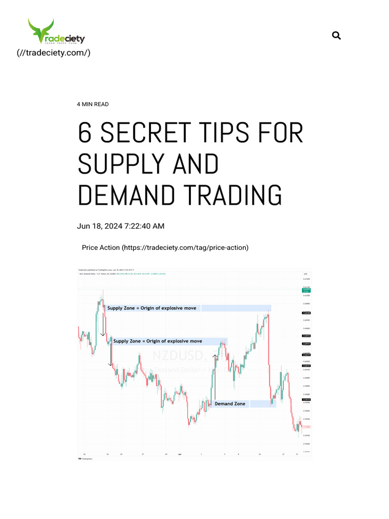 Secrets to Supply and Demand Trading | PDF | Market Trend | Financial ...