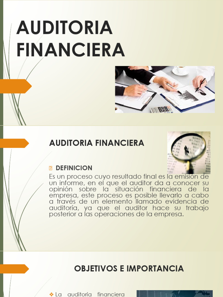 Auditoria Financiera | PDF | Auditoría | Contralor