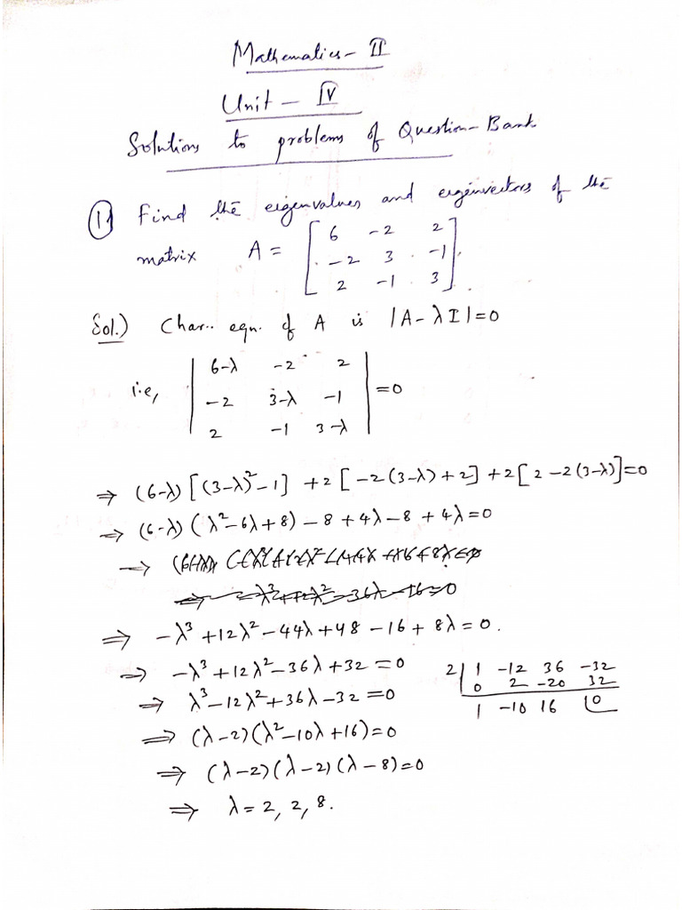 UNIT 4 Question Bank Solutions | PDF