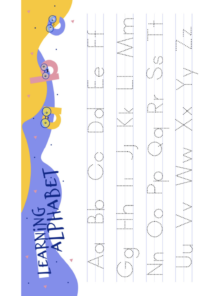 Alphabet For Kids Learning To Write ESL | PDF