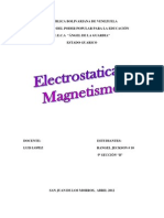 Electrostatica y Magnetismo